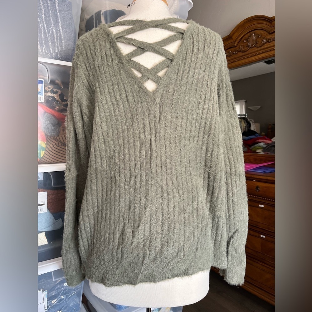 Open Back Sweater